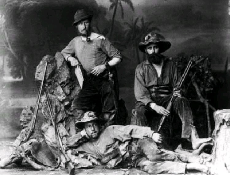 Karl von den Steinen and the German members of the first Xingú expedition 1883