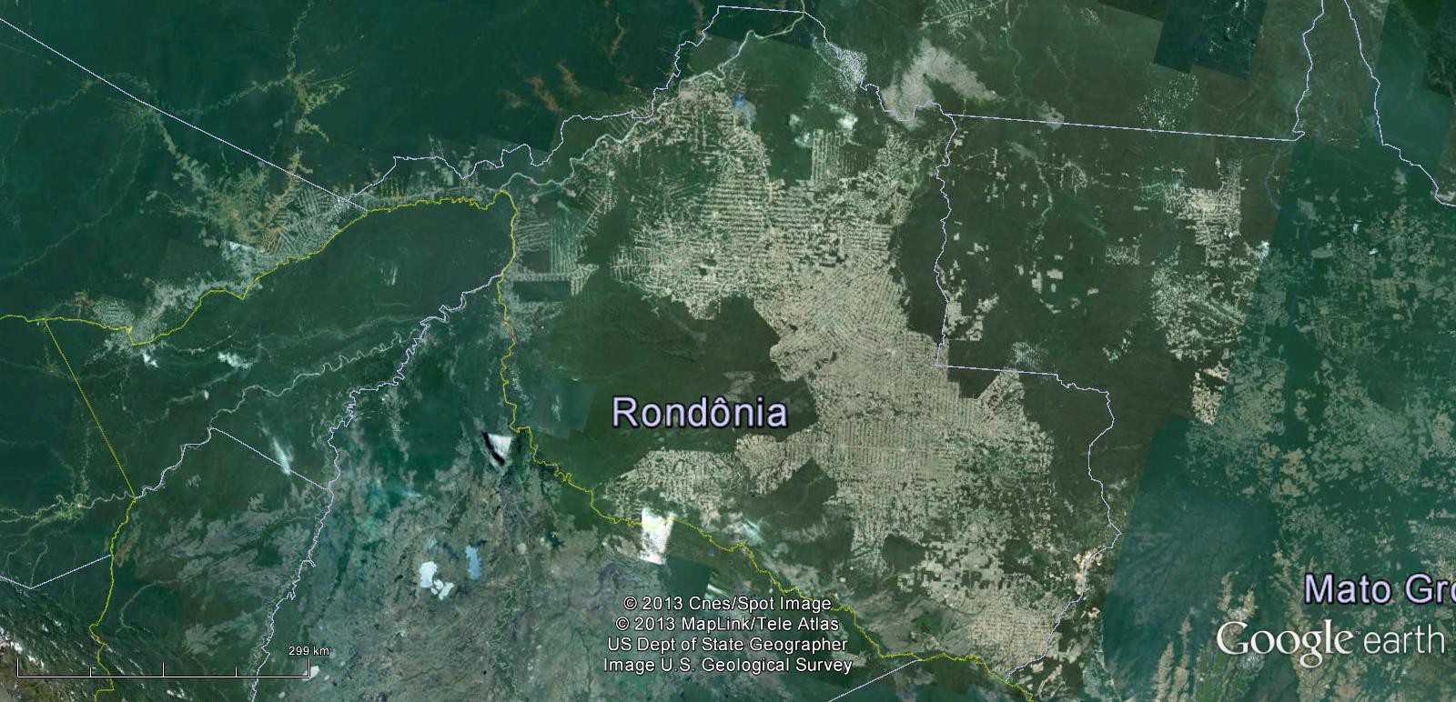 Mapa de Rondônia