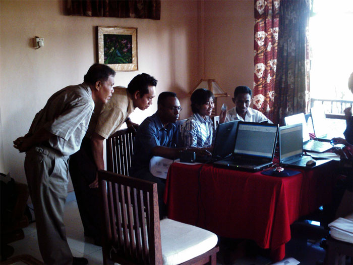 Indonesian linguists during one of the capacity building workshops